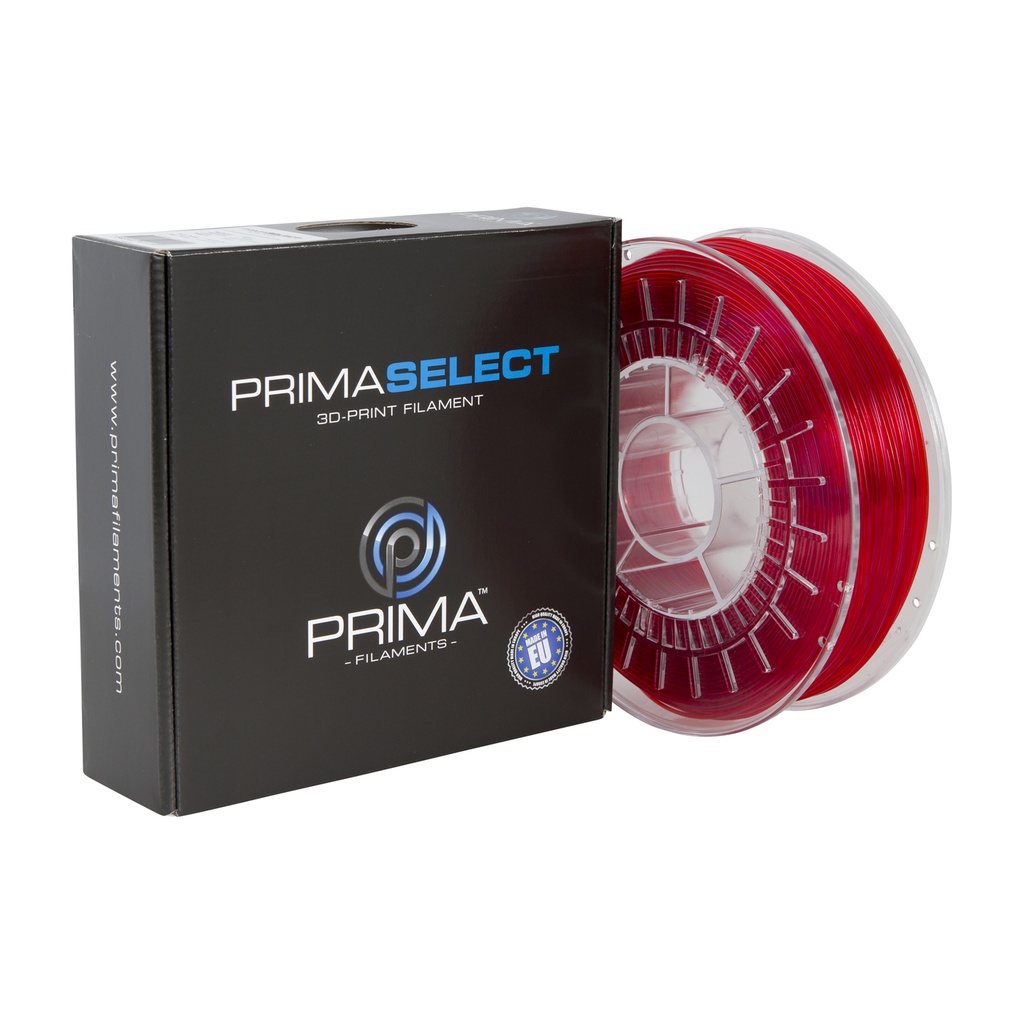 PrimaSelect PETG - 1.75mm - 750 g - Transparent Red 3D Printing Filament