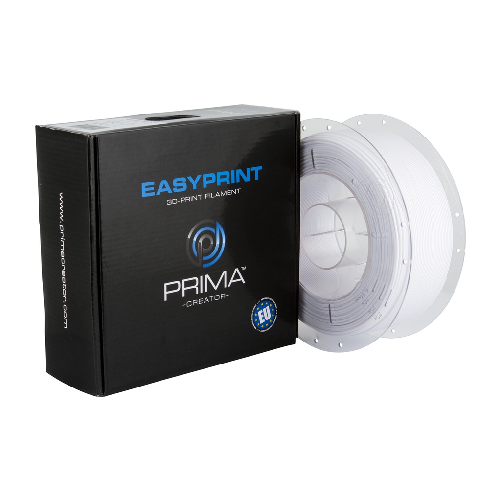 PrimaCreator EasyPrint PETG - 1.75mm - 1 kg - Solid White 3D Printing Filament