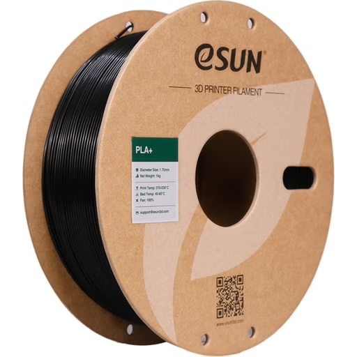 [PLA+P175B1] eSUN PLA+ - 1.75mm - 1 kg - Black