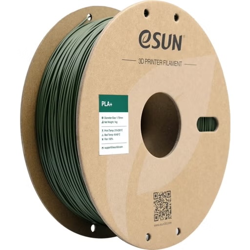 [PLA+175O-OG1P1] eSUN PLA+ - 1.75mm - 1 kg - Olive Green