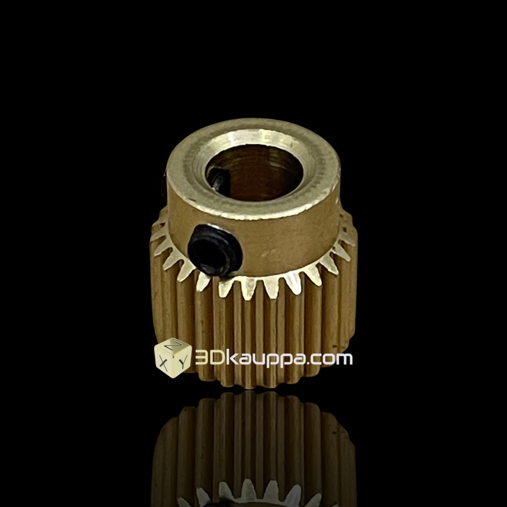 3D MK7 MK8 Extruderin vetopyörä 26/ Messinki