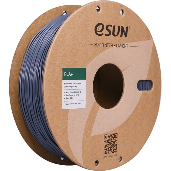 [PLA+P175H1] eSUN PLA+ - 1.75mm - 1 kg - Grey