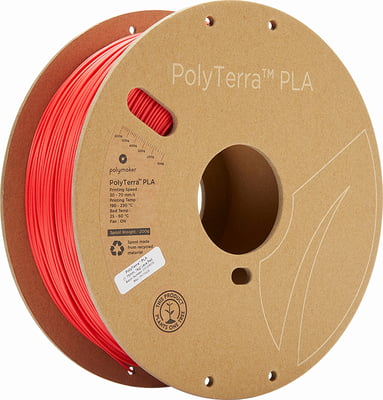 Polymaker PolyTerra PLA 1.75mm-1 kg Lava Red