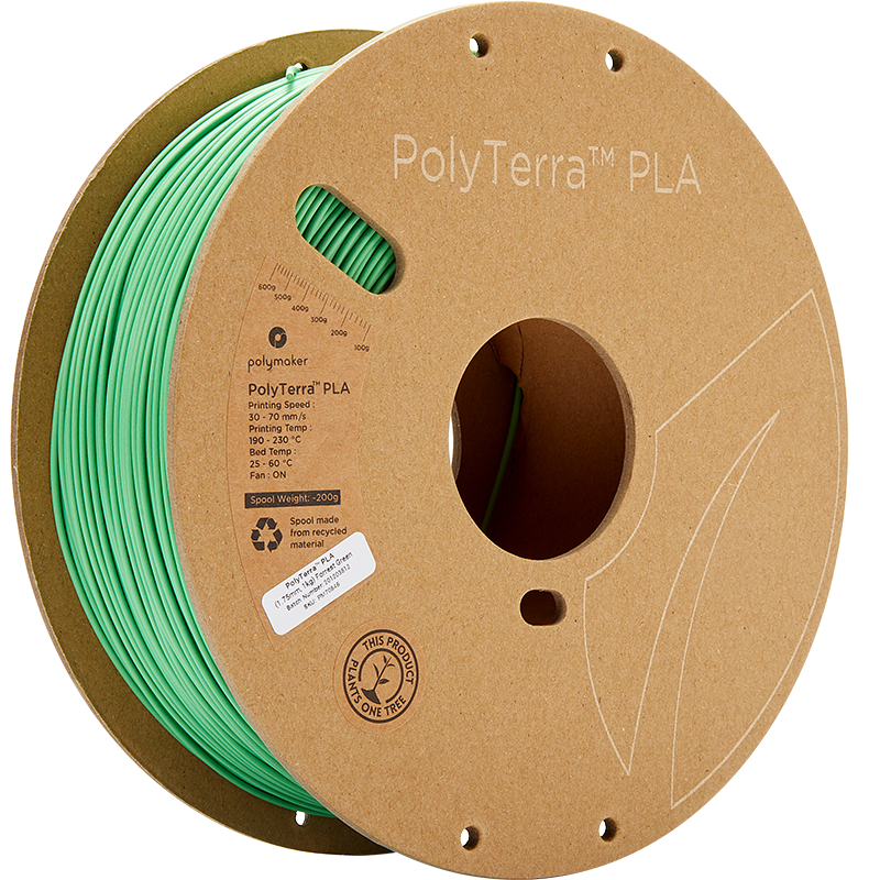 Polymaker PolyTerra PLA 1.75mm-1 kg Forrest Green