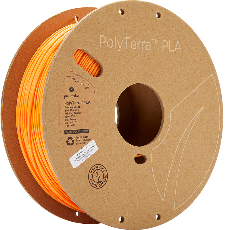 Polymaker PolyTerra PLA 1.75mm-1 kg Sunrise Orange