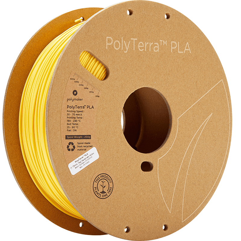Polymaker PolyTerra PLA 1.75mm-1 kg Savannah Yellow