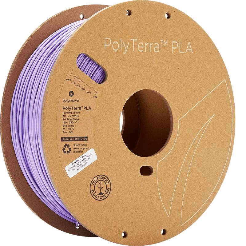 Polymaker PolyTerra PLA 1.75mm-1 kg Lavender Purple