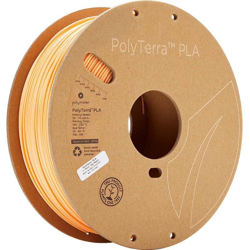 Polymaker PolyTerra PLA 1.75mm-1 kg Peach