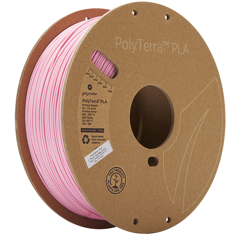 Polymaker PolyTerra PLA 1.75mm-1 kg Sakura Pink