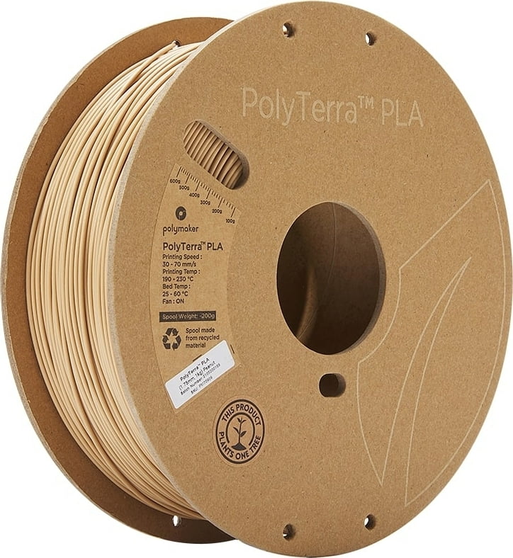 Polymaker PolyTerra PLA 1.75mm-1 kg Peanut