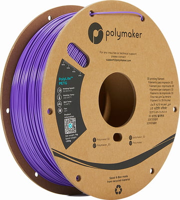 Polymaker PolyLite PETG 1.75mm-1 kg Purple 