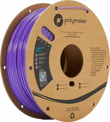 Polymaker PolyLite PETG 1.75mm-1 kg Purple