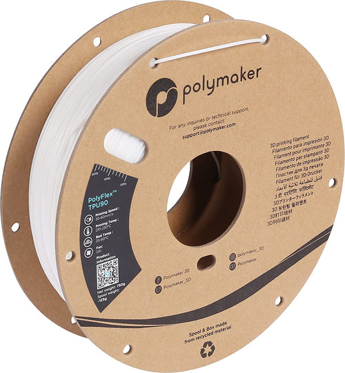 Polymaker PolyFlex TPU-95A 1.75mm-750g White