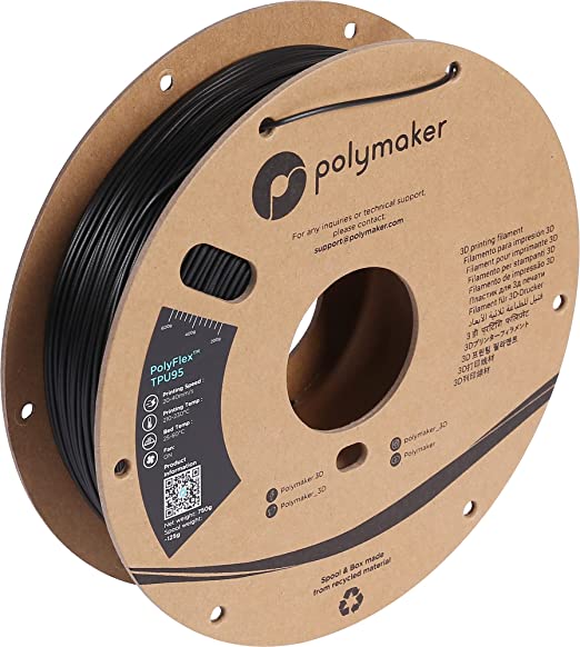 Polymaker PolyFlex TPU-90A 1.75mm-750g Black