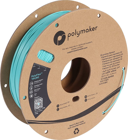 Polymaker PolyFlex TPU-90A 1.75mm-750g Teal