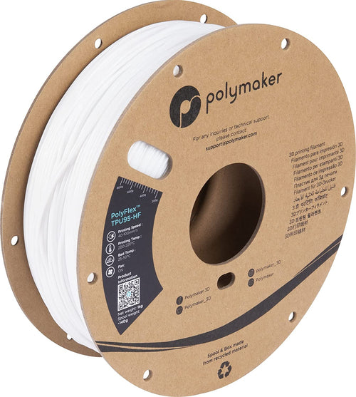 Polymaker PolyFlex TPU-95A 1.75mm-1 kg High Speed White