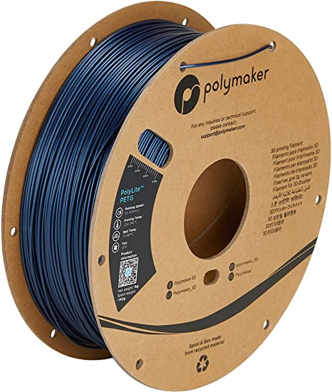 Polymaker PolyLite PETG 1.75mm-1 kg Dark Blue