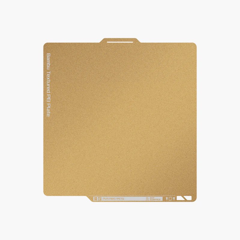 Bambu Lab X1 Series / P1P Bambu Textured PEI Plate（Gold)