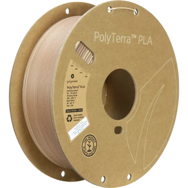 Polymaker PolyTerra PLA 1.75mm-1kg Dual Gradient Wood