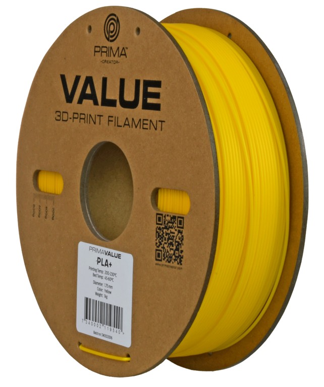 PrimaValue PLA+ 1.75mm 1 kg Yellow