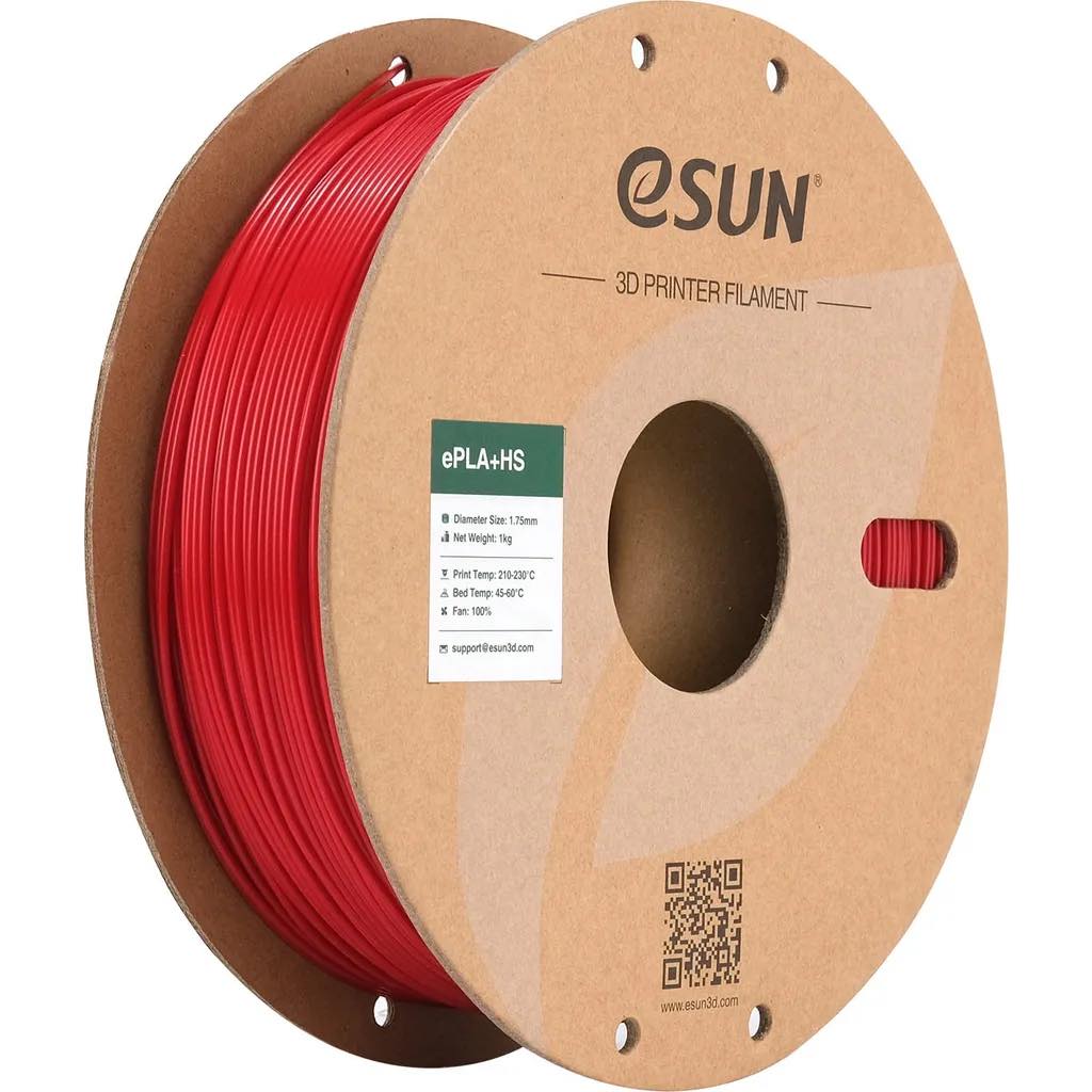 eSUN ePLA+HS 1.75mm 1 kg - Fire Engine Red