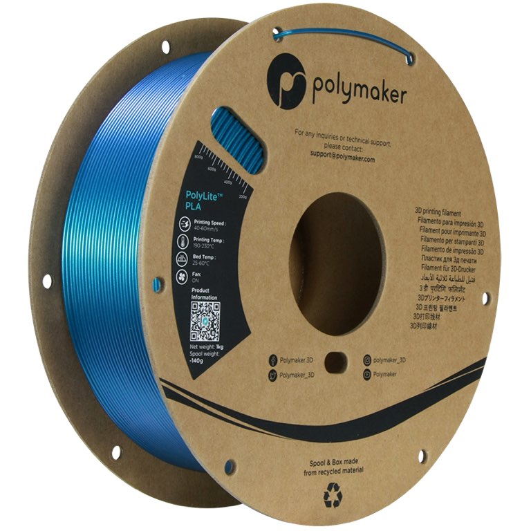 Polymaker PolyLite PLA 1.75mm-1 kg Starlight Neptune