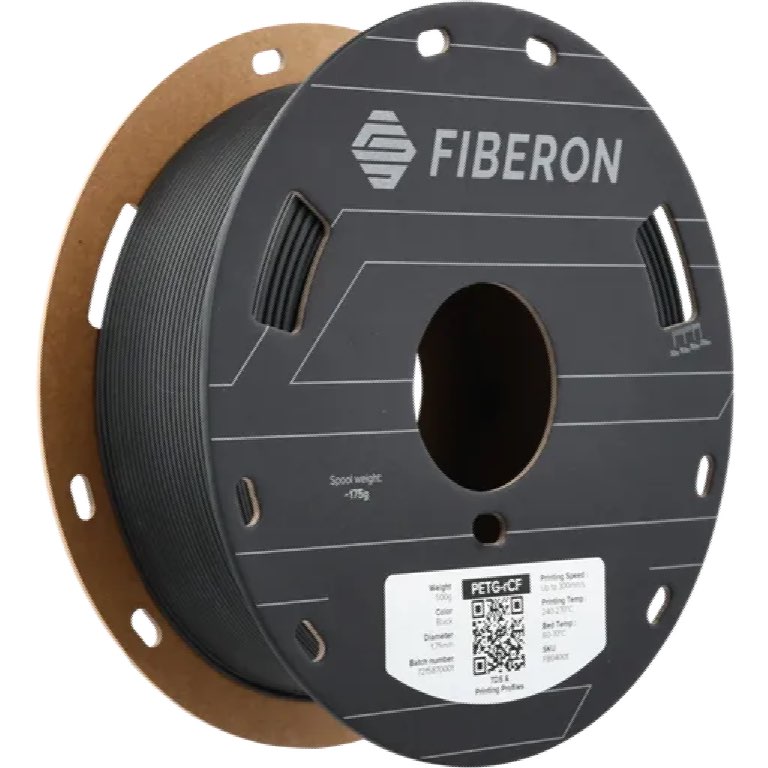 Polymaker Fiberon™ PETG-rCF08 1.75mm-0,5 kg Black
