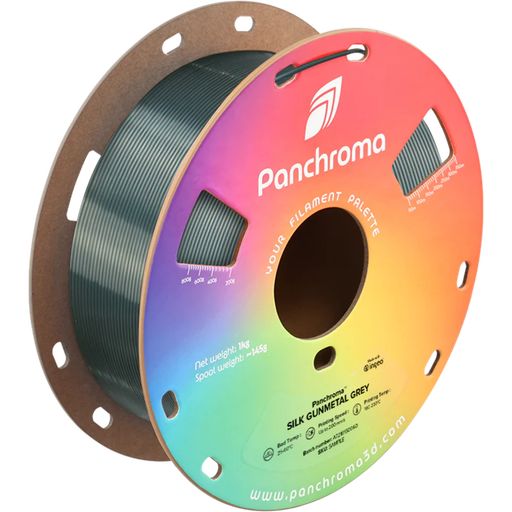 Polymaker Panchroma  PLA Silk 1.75mm - 1kg  Gunmetal Grey