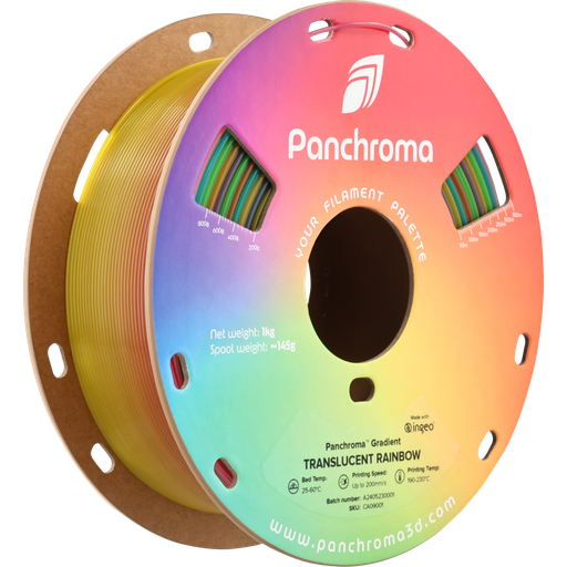 [CA09001] Polymaker Panchroma PLA Gradient Translucent 1.75mm - 1kg Rainbow
