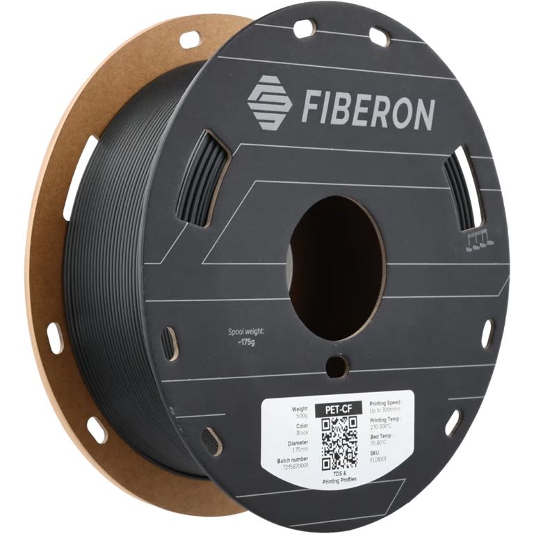 Polymaker Fiberon PET-CF17 1.75mm 0,5kg Black