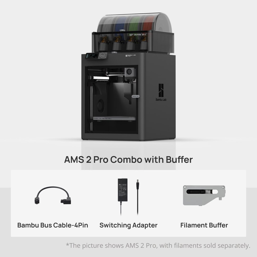 [PF001-U-EU+SA007+CAB002+SA003] Bambu Lab P1S Combo AMS 2 Pro