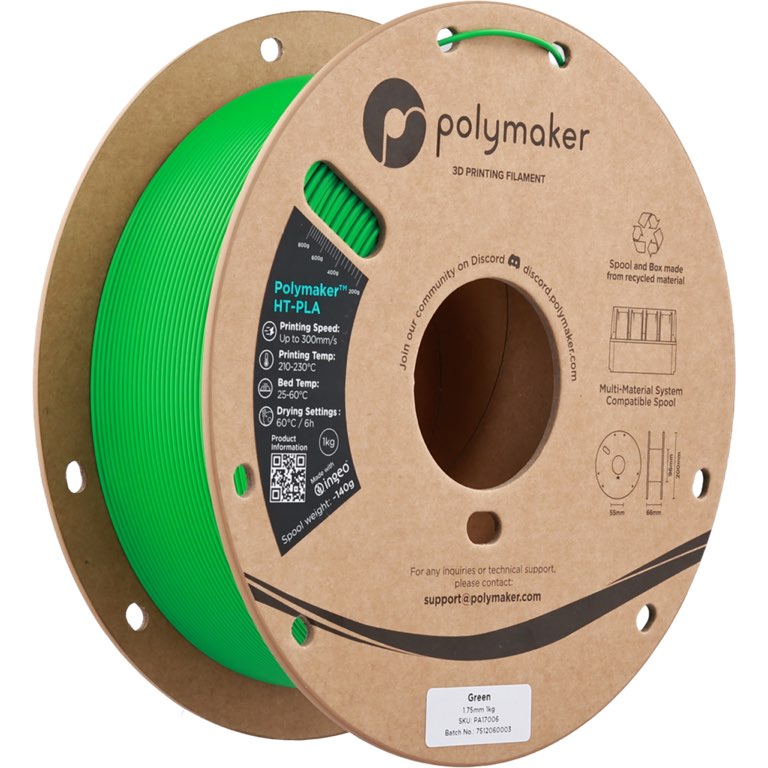 Polymaker HT-PLA 1.75mm - 1kg  Green