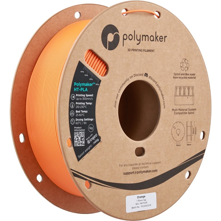 [PA17009] Polymaker HT-PLA 1.75mm - 1kg  Orange