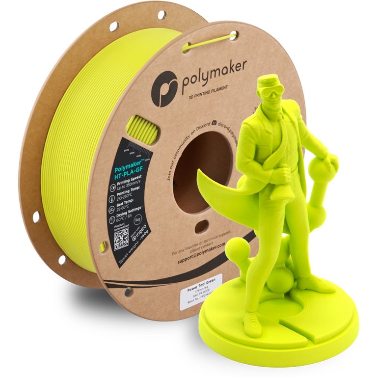 Polymaker HT-PLA-GF 1.75mm - 1kg Power Tool Green