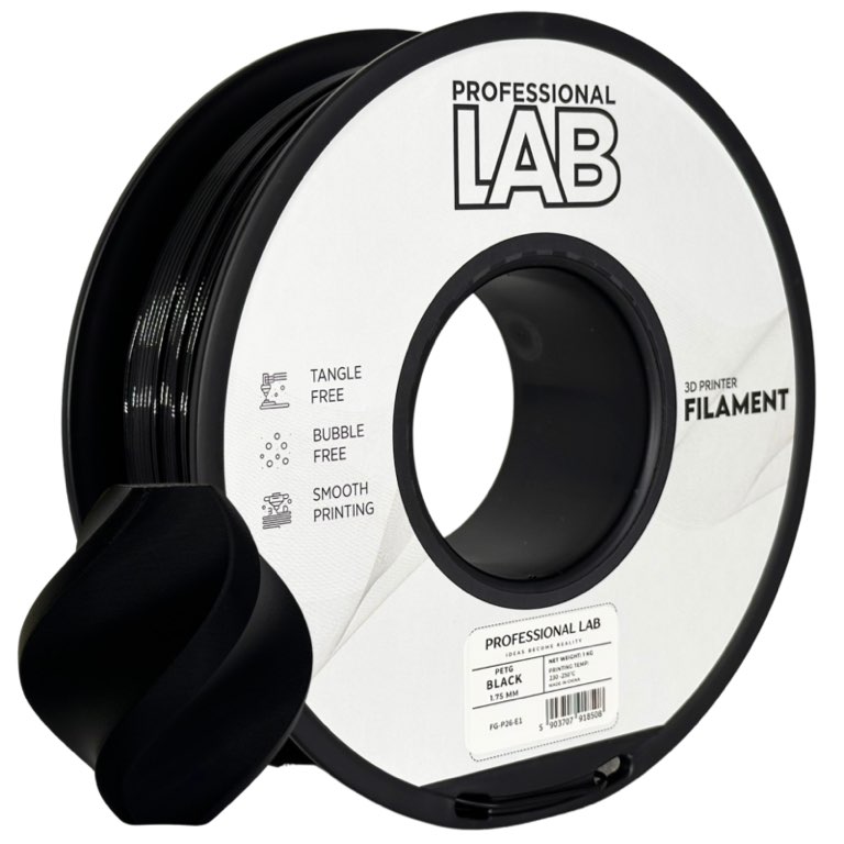 [FG-P26-E1] Professional Lab - PETG Black 1kg 1.75mm 