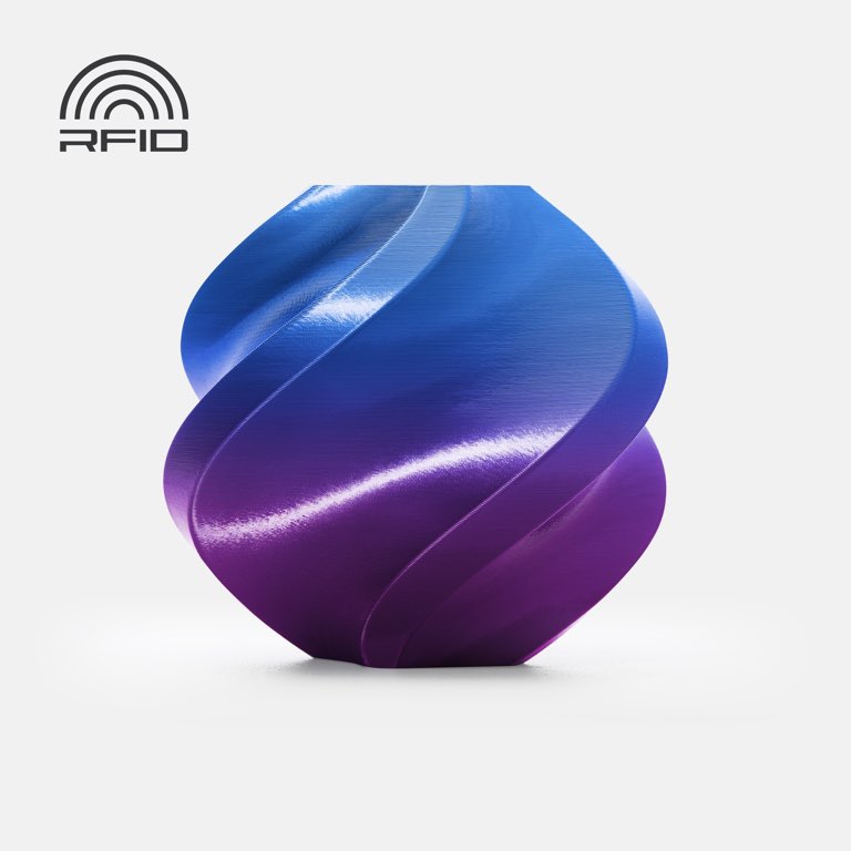 Bambu Lab PLA Silk - 1.75mm - 1 kg - Aurora Purple 