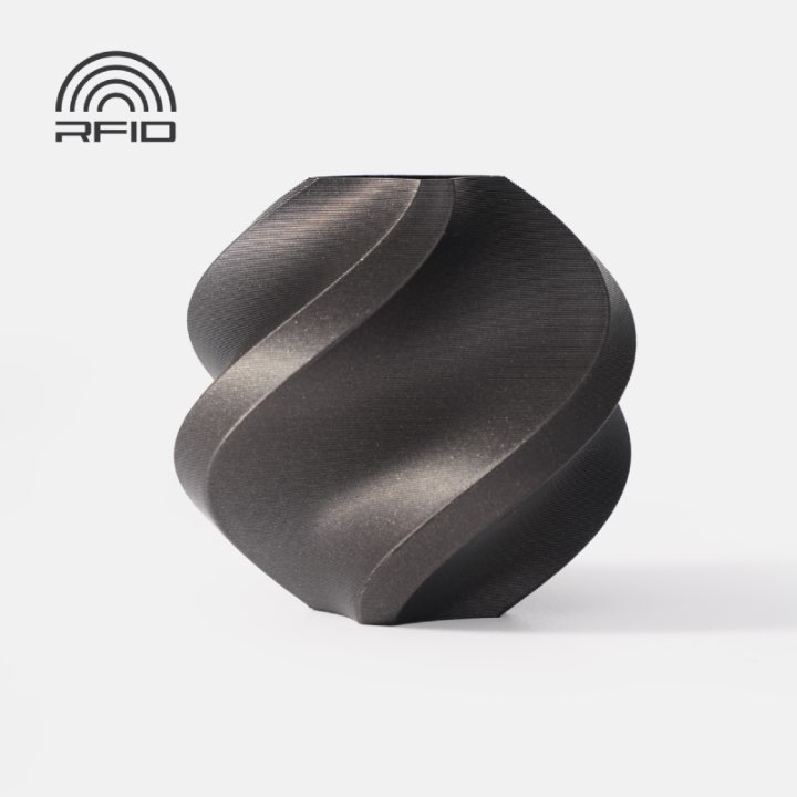 [A02-D2-1.75-1000-SPL] Bambu Lab PLA Metal - 1.75mm - 1 kg - Iron Gray Metallic