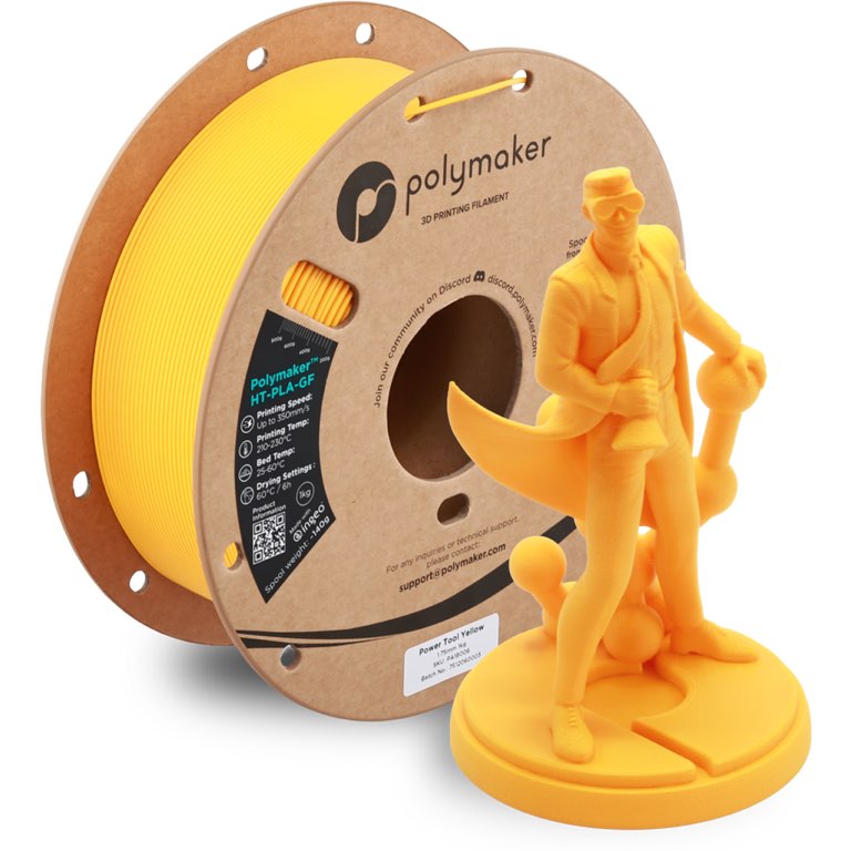 Polymaker HT-PLA-GF 1.75mm - 1kg Power Tool Yellow