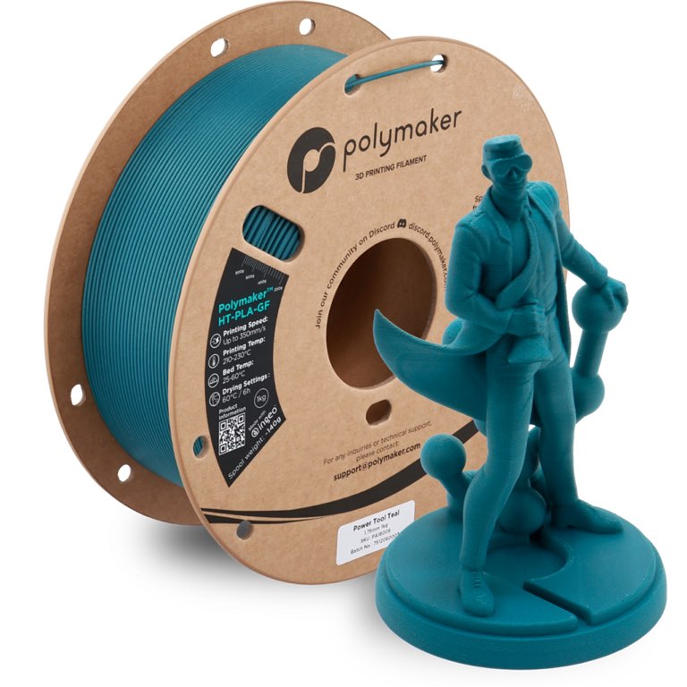 Polymaker HT-PLA-GF 1.75mm - 1kg Power Tool Teal