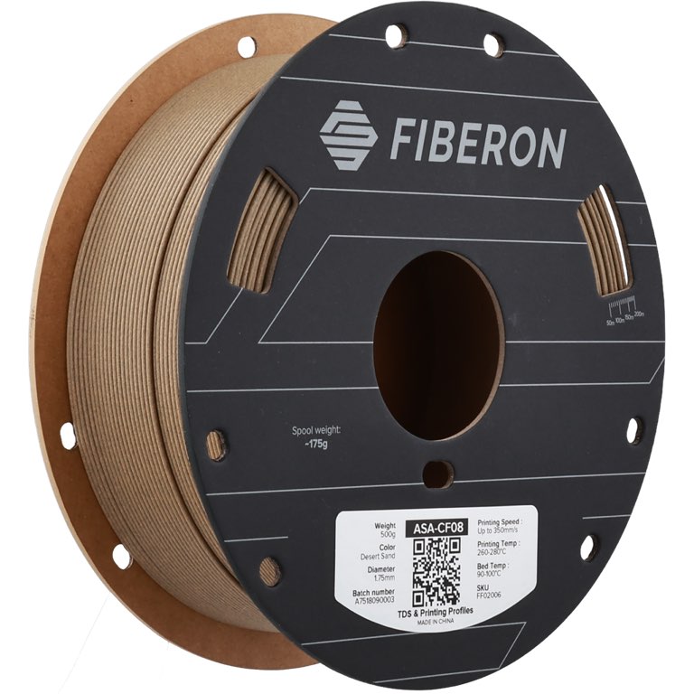 [FF02006] Polymaker Fiberon ASA-CF08 Desert Sand 1.75mm 0,5kg  