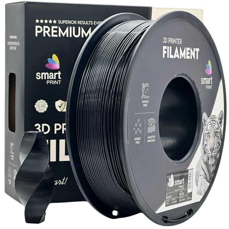 Smart Print - PLA Black 1kg 1.75mm 