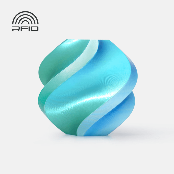 Bambu Lab PLA Silk - 1.75mm - 1 kg - Blue Hawaii