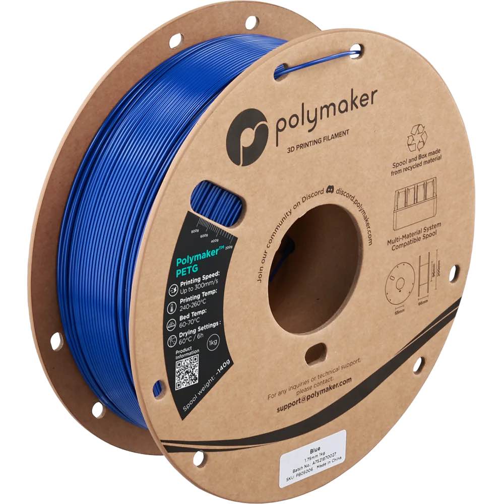 Polymaker  PETG 1.75mm-1 kg Blue