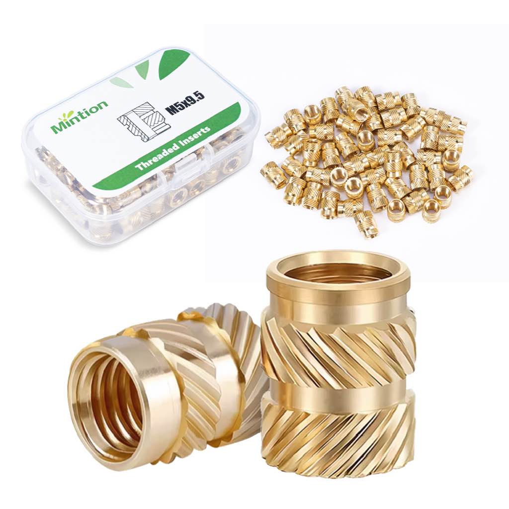 [33849] Mintion M5 x 9,5 mm x 7,1 mm kierreinsertti - 50 kpl