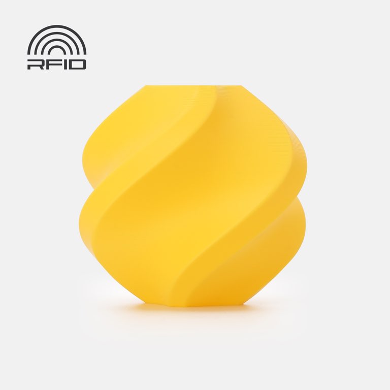 [A10-Y0-1.75-1000-SPL] Bambu Lab PLA Tough+ - 1.75mm - 1 kg - Yellow
