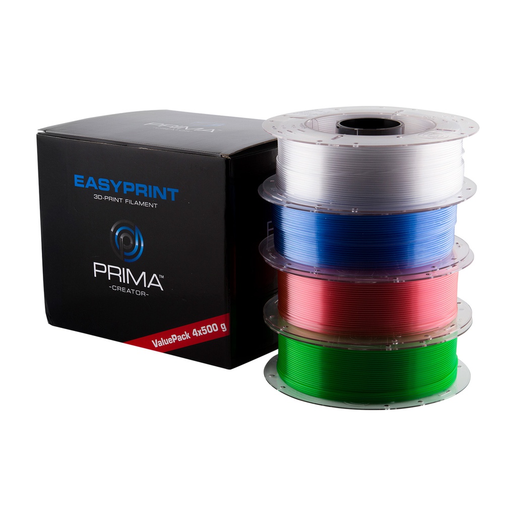PrimaCreator EasyPrint PETG - 1.75mm - 4x500g - Value Pack