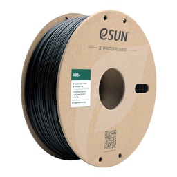[ABS+P175B1] eSUN ABS+ - 1.75mm - 1 kg - Black