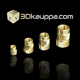 [3D-HS-M3] 3D Messinkinen kierreinsertti M3 10kpl