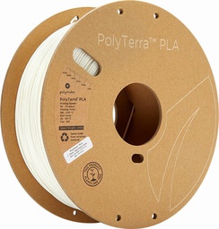 [70822] Polymaker PolyTerra PLA 1.75mm-1 kg Cotton White