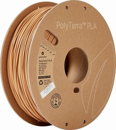 [70976] Polymaker PolyTerra PLA 1.75mm-1 kg Wood Brown